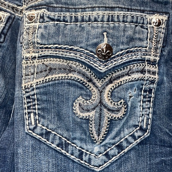 ROCK REViVAL Like NEW Highend Designer Rock revival jeans mens 34x32 Morley boot - Picture 11 of 13